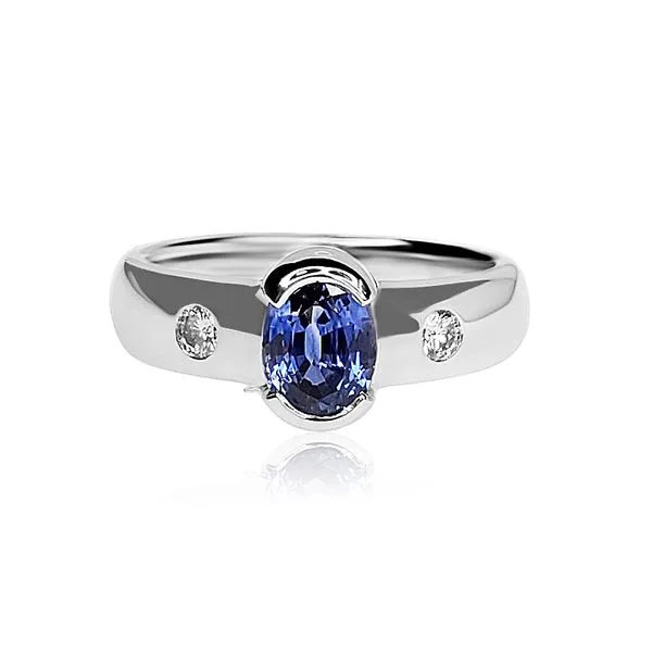 Sapphire and Diamond Ring Victoria Jewellers REGINA, SK