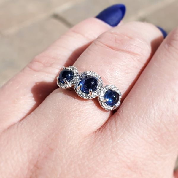 Sapphire and Diamond Ring Image 2 Victoria Jewellers REGINA, SK