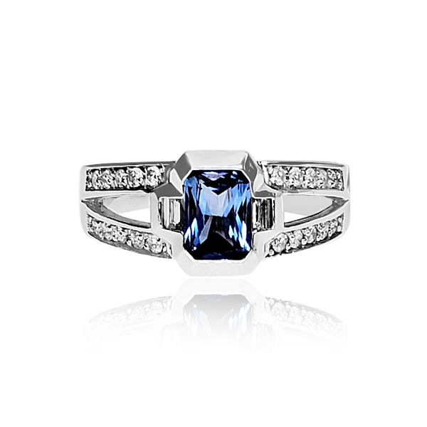 Sapphire and Diamond Ring Victoria Jewellers REGINA, SK