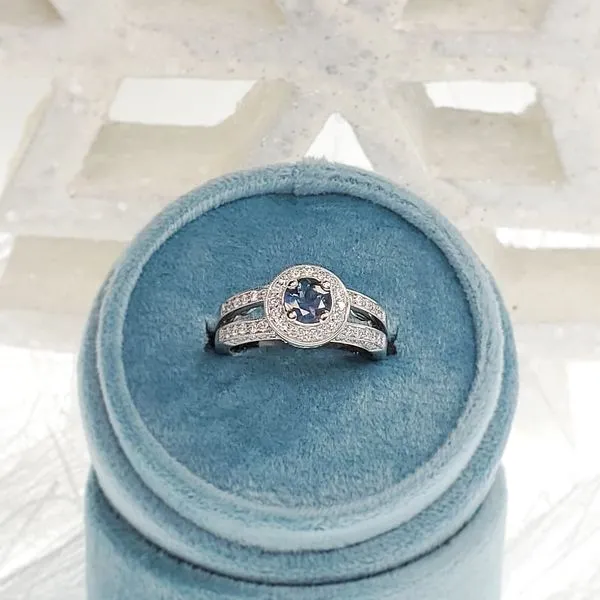 Alexandrite and Diamond Ring Image 3 Victoria Jewellers REGINA, SK