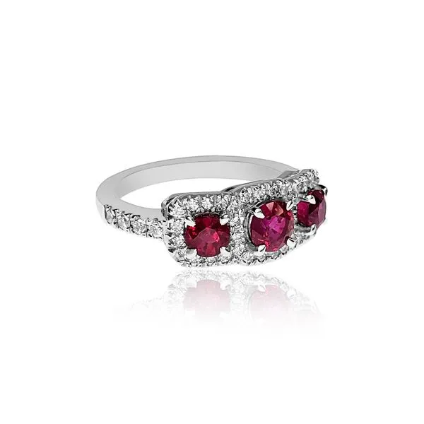 Ruby and Diamond Ring Image 2 Victoria Jewellers REGINA, SK