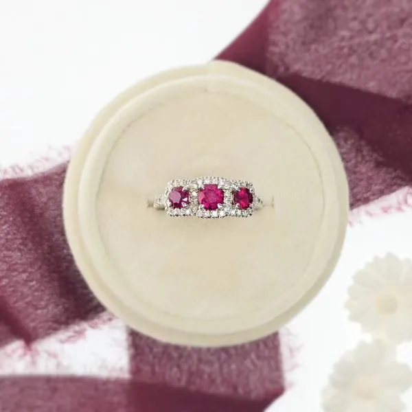Ruby and Diamond Ring Image 4 Victoria Jewellers REGINA, SK
