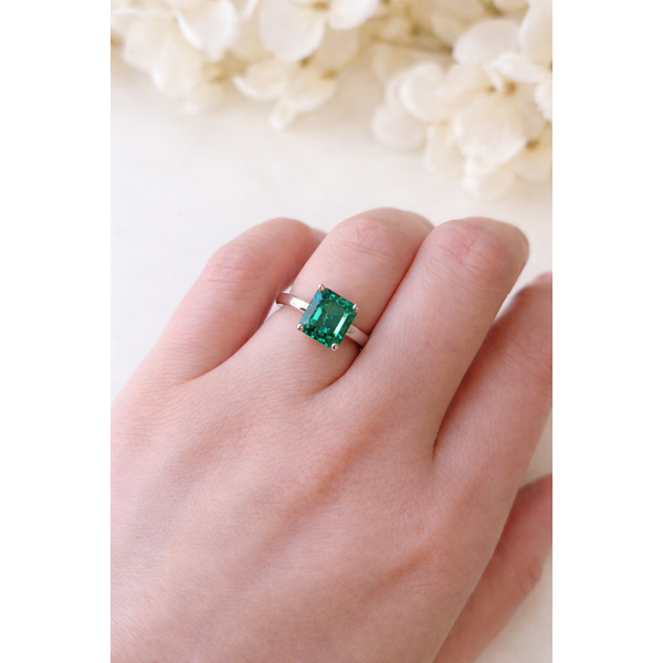 Custom Designed Emerald Ring Image 3 Victoria Jewellers REGINA, SK