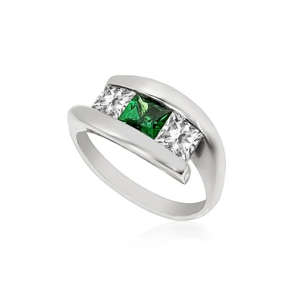 Tsavorite Garnet and Diamond Ring Victoria Jewellers REGINA, SK