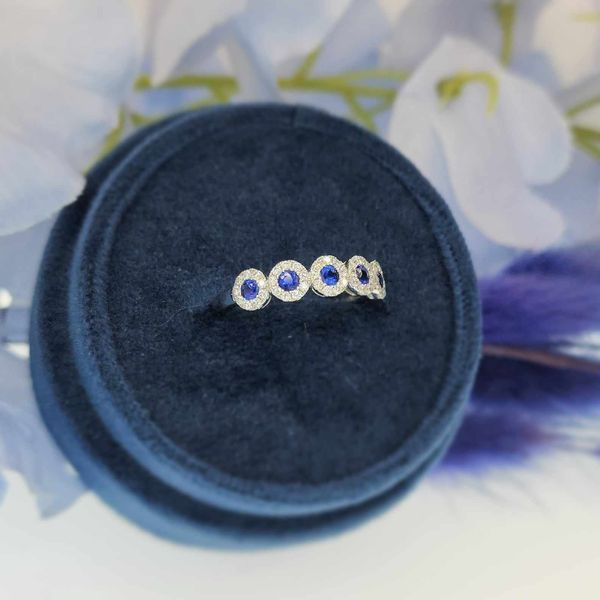 Sapphire and Diamond Ring Image 2 Victoria Jewellers REGINA, SK