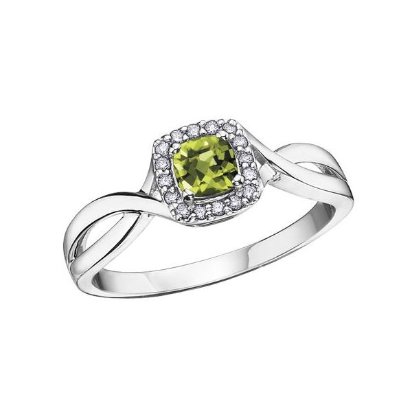 Peridot and Diamond Ring Victoria Jewellers REGINA, SK