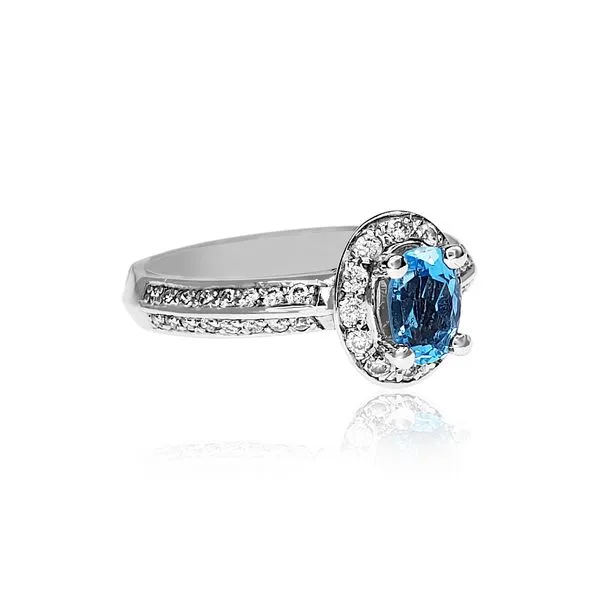 Topaz and Diamond Ring Image 2 Victoria Jewellers REGINA, SK