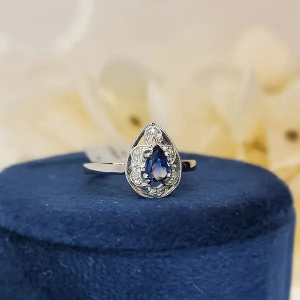 Sapphire and Diamond Ring Image 2 Victoria Jewellers REGINA, SK