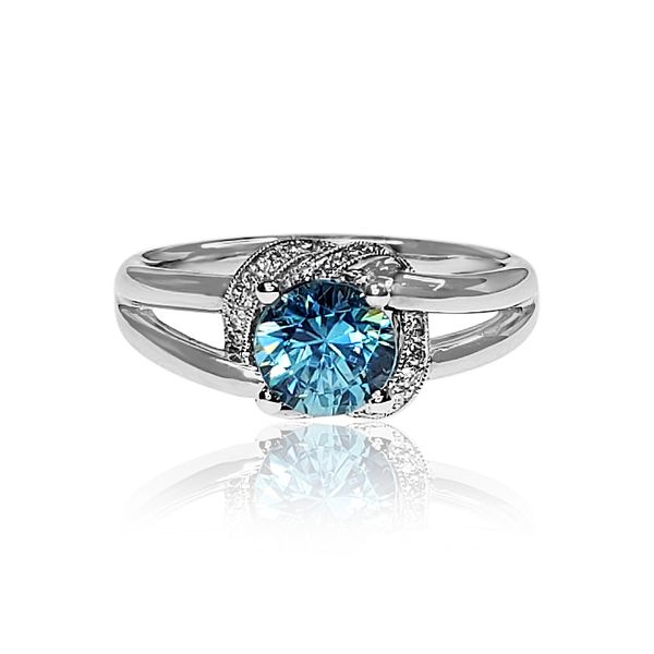 Zircon and Diamond Ring Victoria Jewellers REGINA, SK