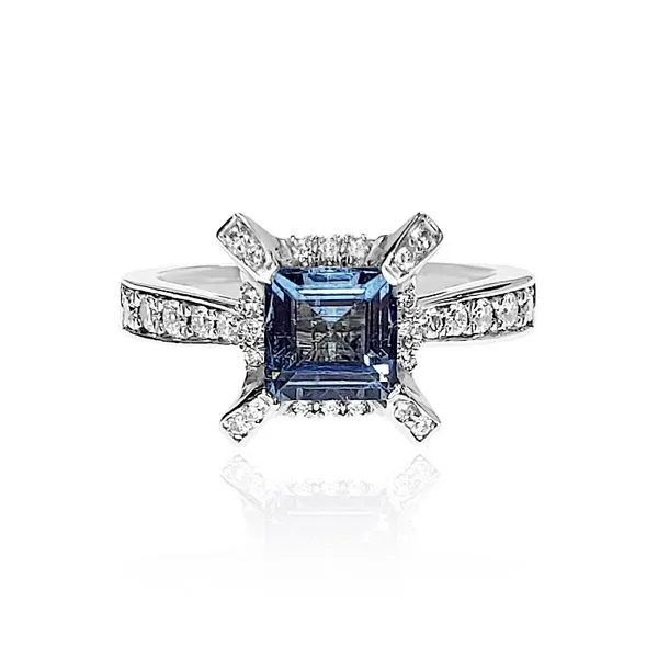 Aquamarine and Diamond Ring Victoria Jewellers REGINA, SK