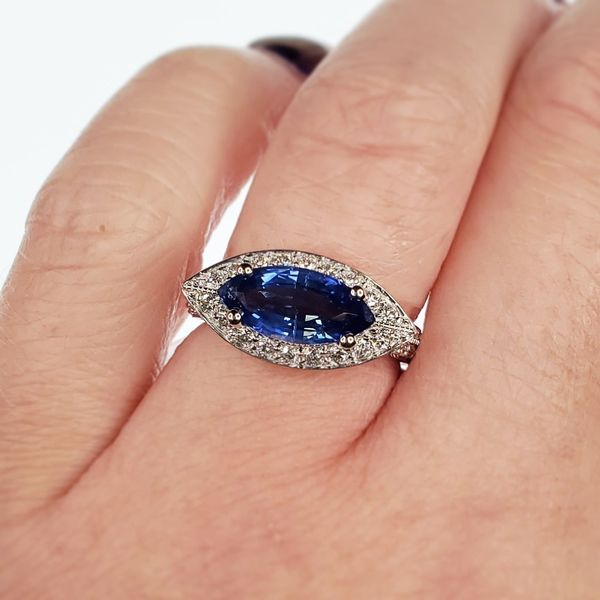 Sapphire and Diamond Ring Image 5 Victoria Jewellers REGINA, SK