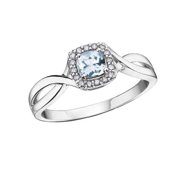 Aquamarine and Diamond Ring Victoria Jewellers REGINA, SK