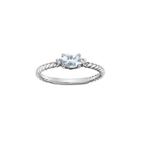 Aquamarine & Diamond Ring Victoria Jewellers REGINA, SK