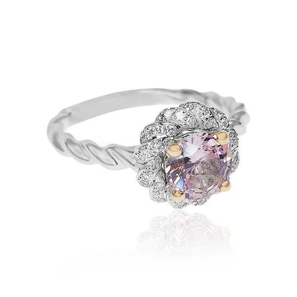 Pink Sapphire & Diamond Ring Image 2 Victoria Jewellers REGINA, SK