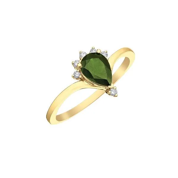 Green Tourmaline & Diamond Ring Victoria Jewellers REGINA, SK