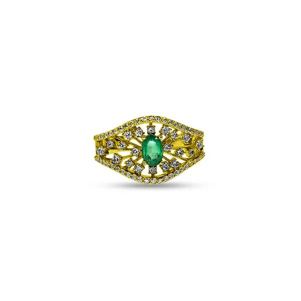 Emerald & Diamond Ring Victoria Jewellers REGINA, SK