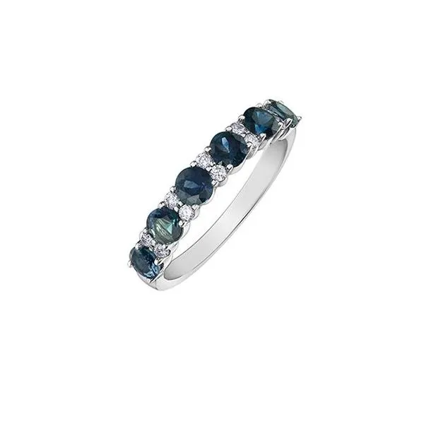 Sapphire & Diamond Ring Image 2 Victoria Jewellers REGINA, SK