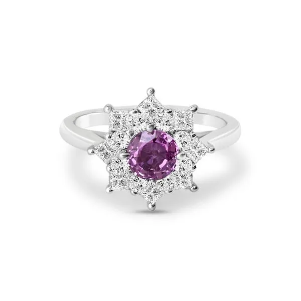Sapphire and Maple Leaf Canadian Diamond Ring Victoria Jewellers REGINA, SK