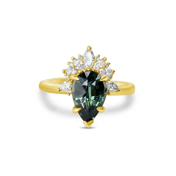 Sapphire and Lab Grown Diamond Ring Victoria Jewellers REGINA, SK