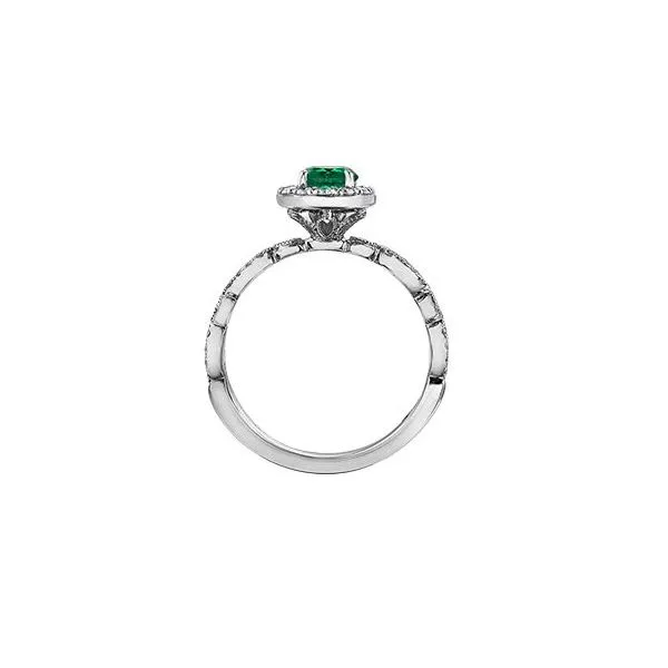 Emerald and Diamond Ring Image 2 Victoria Jewellers REGINA, SK
