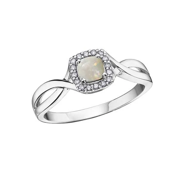 Opal and Diamond Ring Victoria Jewellers REGINA, SK