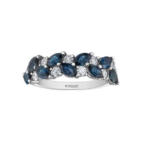 Sapphire and Canadian Diamond Ring Image 2 Victoria Jewellers REGINA, SK