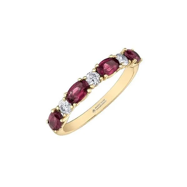 Maple Leaf Canadian Diamond & Ruby Ring Image 2 Victoria Jewellers REGINA, SK