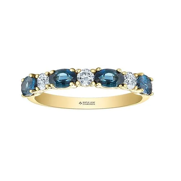 Sapphire & Canadian Diamond Ring Image 2 Victoria Jewellers REGINA, SK