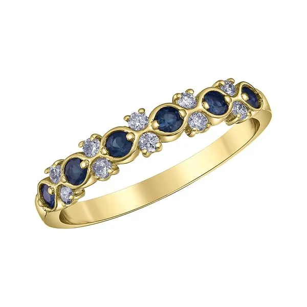 Sapphire & Diamond Ring Image 2 Victoria Jewellers REGINA, SK
