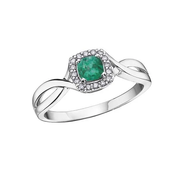 Emerald and Diamond Ring Victoria Jewellers REGINA, SK
