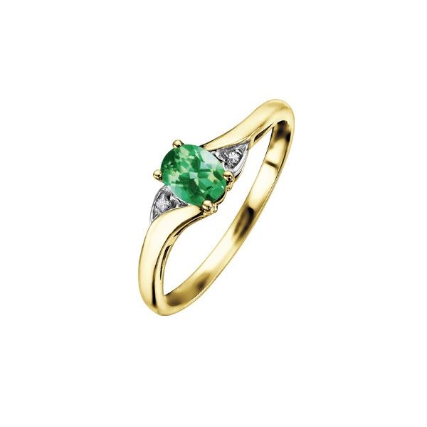 Emerald and Diamond Ring Victoria Jewellers REGINA, SK