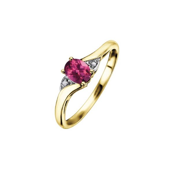 Pink Tourmaline and Diamond Ring Victoria Jewellers REGINA, SK