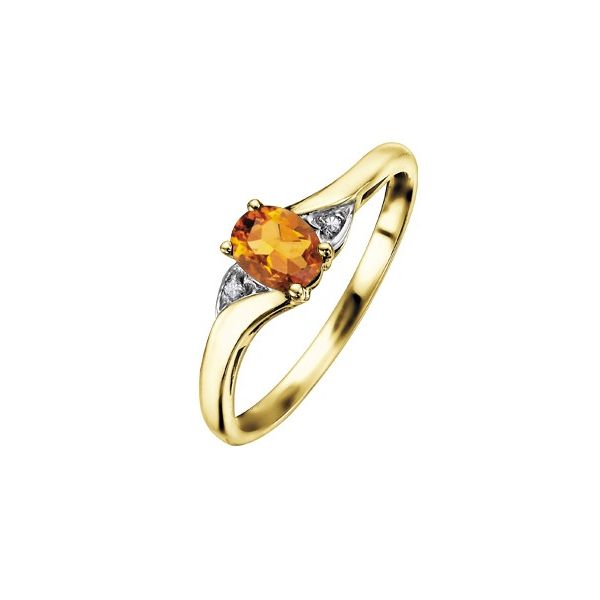 Citrine & Diamond Ring Victoria Jewellers REGINA, SK