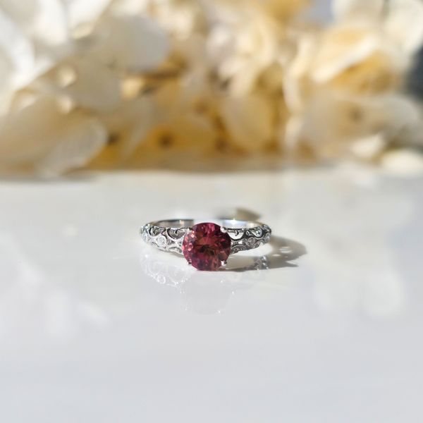 Pink Tourmaline and Diamnd Ring Victoria Jewellers REGINA, SK