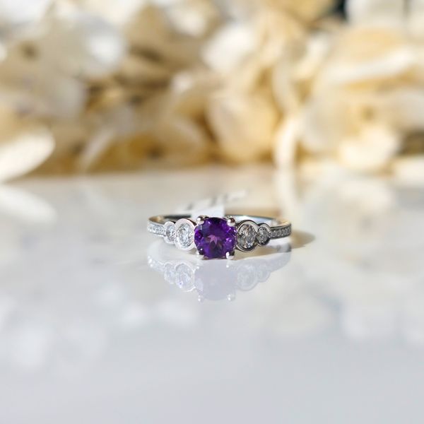 Amethyst and Diamond Ring Victoria Jewellers REGINA, SK