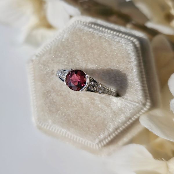 Pink Tourmaline and Diamond Ring Victoria Jewellers REGINA, SK