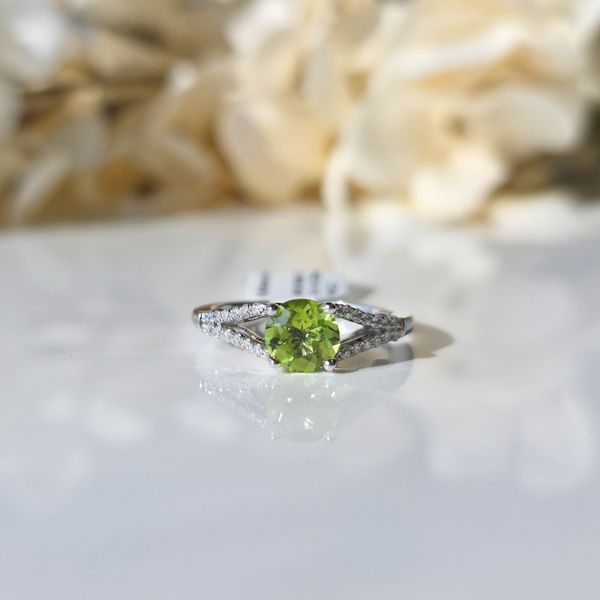 Peridot and Diamond Ring Victoria Jewellers REGINA, SK