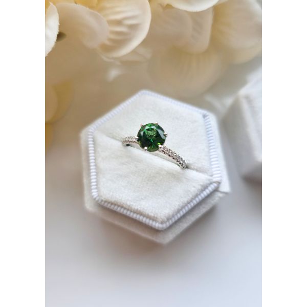 Chrome Tourmaline and Diamond Ring Victoria Jewellers REGINA, SK