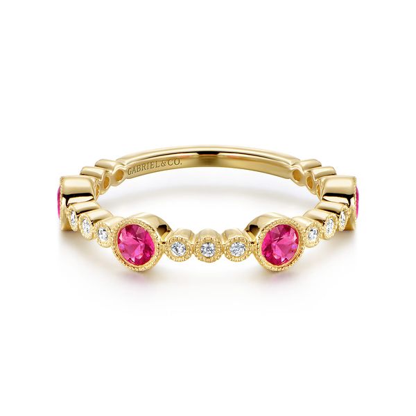 Ruby & Diamond Ring Image 3 Victoria Jewellers REGINA, SK
