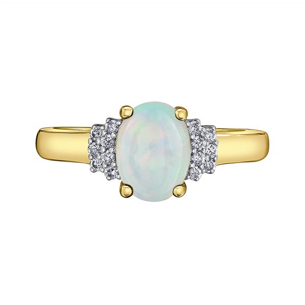 Opal and Diamond Ring Victoria Jewellers REGINA, SK