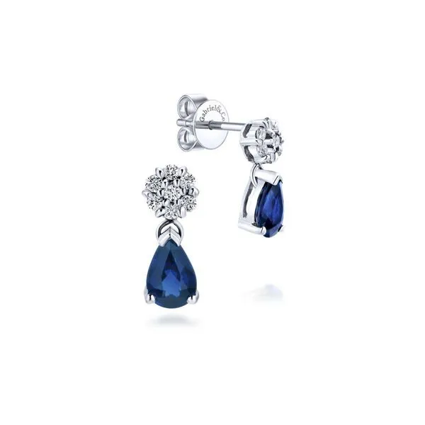 Sapphire & Diamond Earrings Victoria Jewellers REGINA, SK