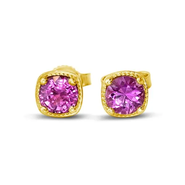 Pink Sapphire Earrings Victoria Jewellers REGINA, SK