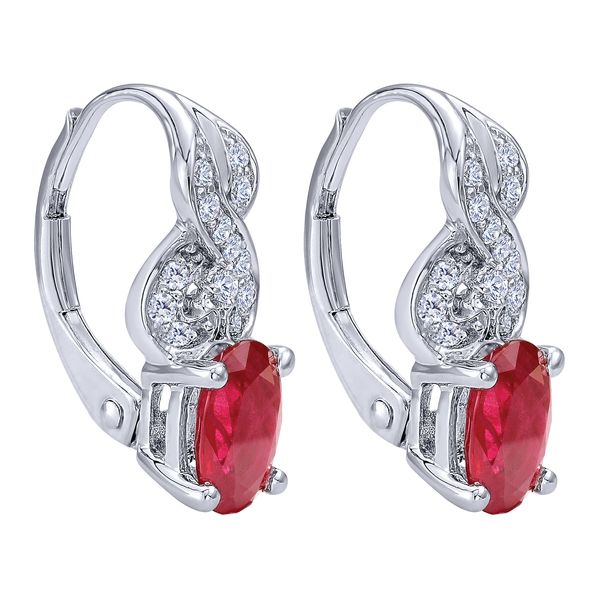 Ruby & Diamond Earrings Image 2 Victoria Jewellers REGINA, SK