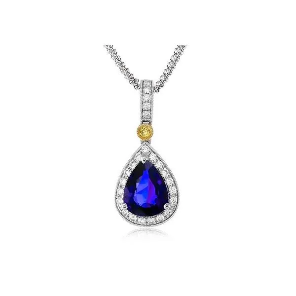 Saphhire and Diamond Pendant Victoria Jewellers REGINA, SK