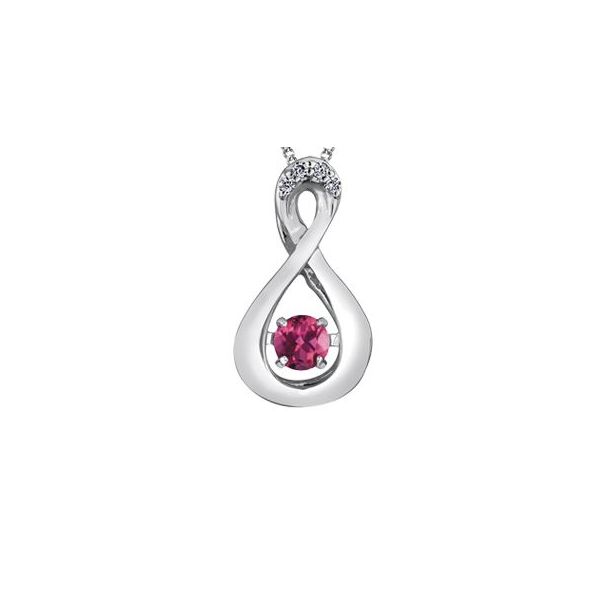 Pink Precious Topaz and Diamond Pendant Victoria Jewellers REGINA, SK