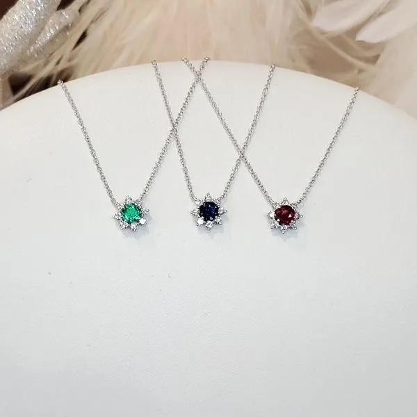 Ruby and Diamond Pendant Image 2 Victoria Jewellers REGINA, SK