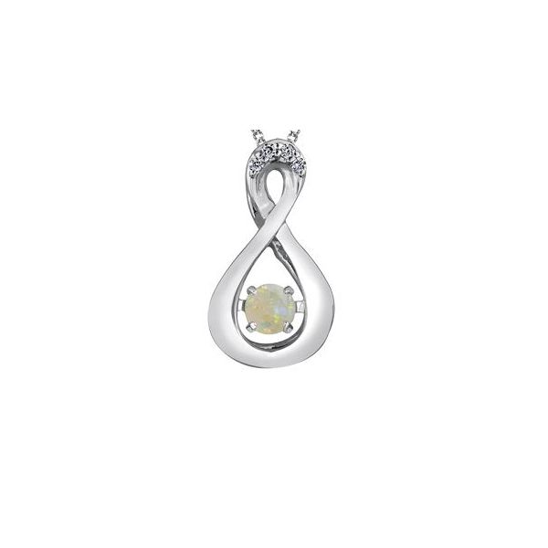 Opal and Diamond Pendant Victoria Jewellers REGINA, SK