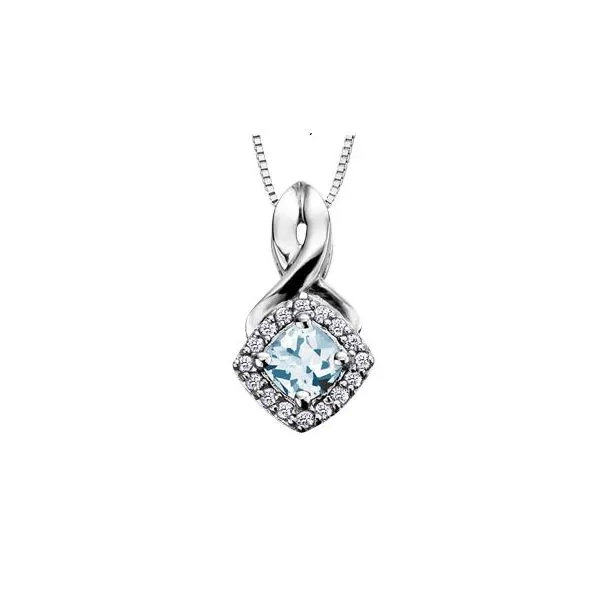 Aquamarine and Diamond Necklace Victoria Jewellers REGINA, SK