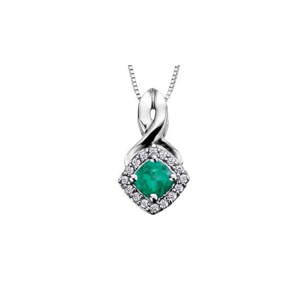 Emerald and Diamond Necklace Victoria Jewellers REGINA, SK