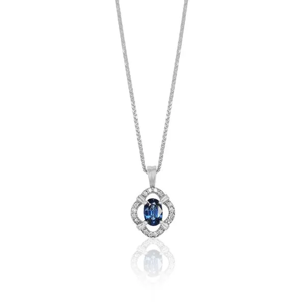 Sapphire & Diamond Pendant Victoria Jewellers REGINA, SK